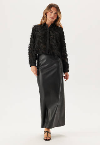 Slfmyline Ls Fluffy Cropped Sh