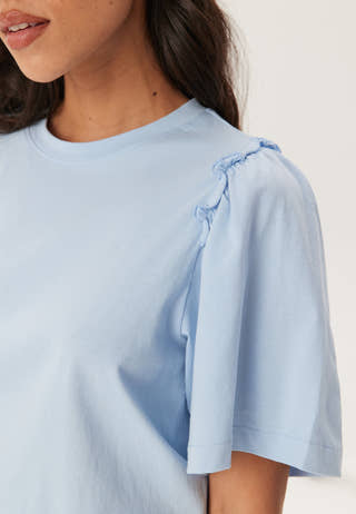 Slfpenelope 2/4 RUFFLE TEE NOO