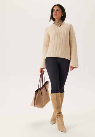 Slfselma Sus Ls Knit O-neck