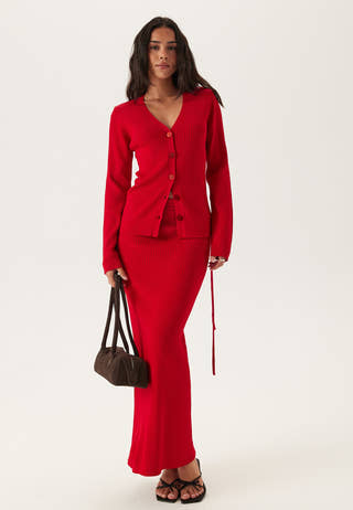 Slfcarly Ls Knit Cardigan