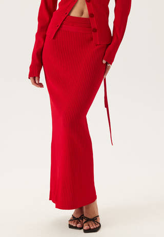 Slfcarly Mw Knit Ankle Skirt