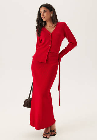 Slfcarly Mw Knit Ankle Skirt