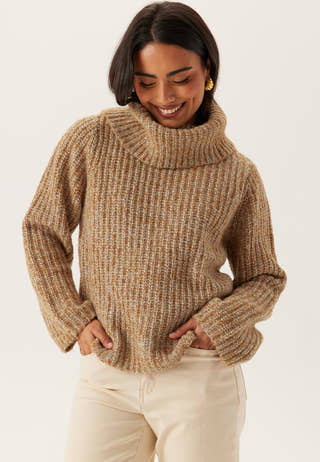Slfchicago Ls Knit Split Roll