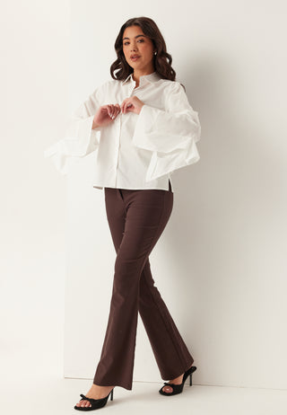 Slfdelia Relaxed Flounce Shirt
