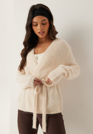 Slfgabella Ls Knit Belt Cardig