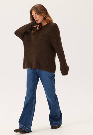 Slfgabriella Ls Knit New O-nec
