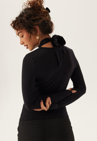 Slflina Lano Ls High Neck Top