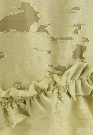 Slflina Relaxed 2/4 RUFFLE TOP