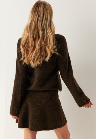 Slflulu Brushed Hw Knit Skirt