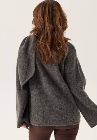 Slflulu Ls Bow Knit