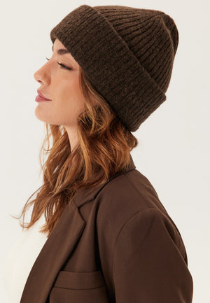 Slflulu Wool Blend Knit Beanie