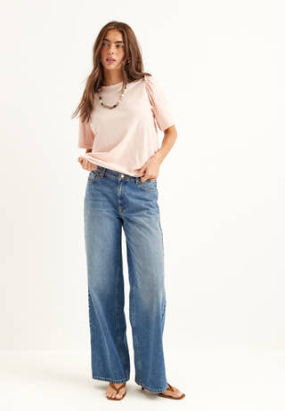 Slfpenelope 2/4 RUFFLE TEE NOOS