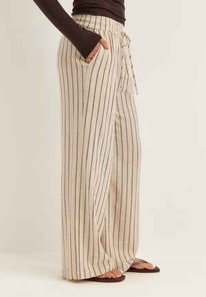 Slfviva-gulia Hw Striped Sun Pant