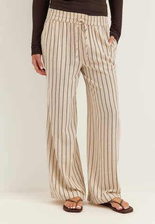 Slfviva-gulia Hw Striped Sun Pant