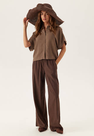 Slfviva Ss Cropped Sun Shirt