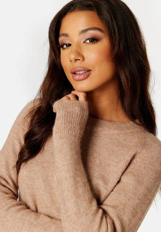 Slflulu LS Knit O-Neck