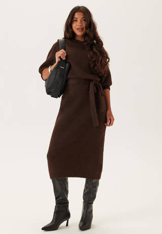 Short Sleeve Knitted Dress