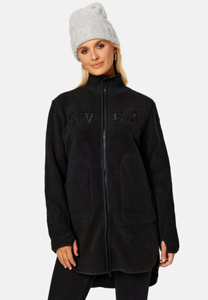 Long Pile Zip Sweat