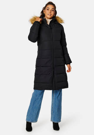 Long Slim Padded Parka