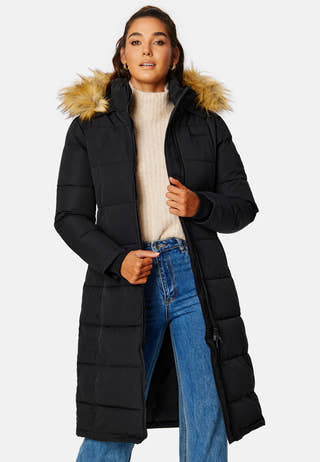Long Slim Padded Parka