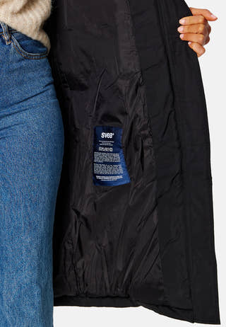 Long Slim Padded Parka