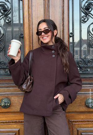 High Neck Short Coat
