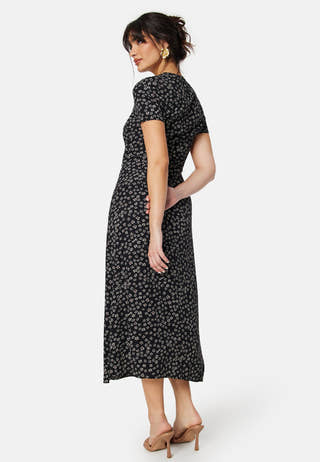 Disty Midi Slit Dress