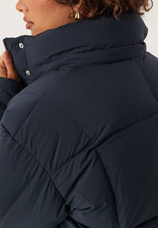 Tjw Alaska Grid Dwn Mxi Coat