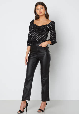 3/4 Sleeve Dot Blouse
