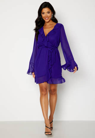 Ana LS Wrap Dress