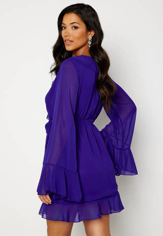 Ana LS Wrap Dress