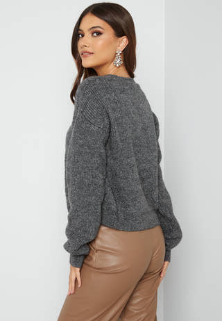 Rib Knit Cardigan