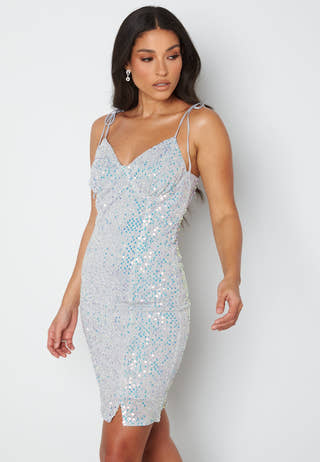 Shiny Short Strap Dress