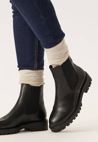 Kenova Chunky Leather Boots