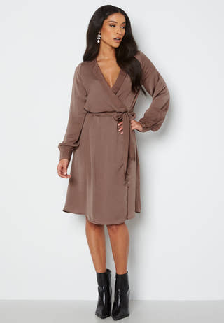 Abby L/S Button Dress