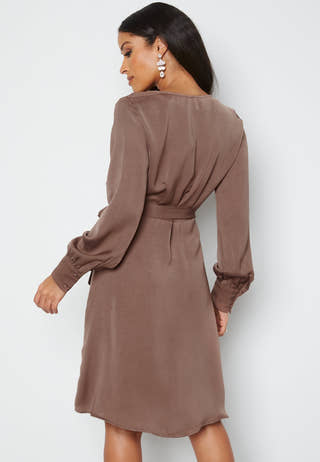 Abby L/S Button Dress