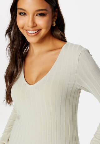 Aggie LS V-Neck Top