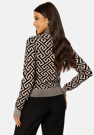 Aria LS High-Neck Blouse