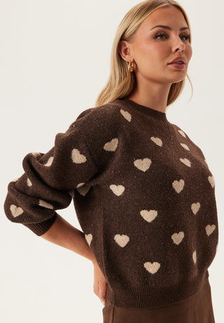 Awheart Ls O-neck Knit