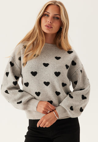 Awheart Ls O-neck Knit