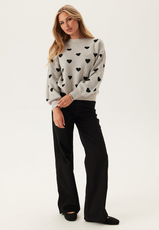 Awheart Ls O-neck Knit