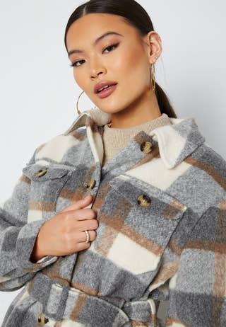 Callyutility Check Wool Jacket
