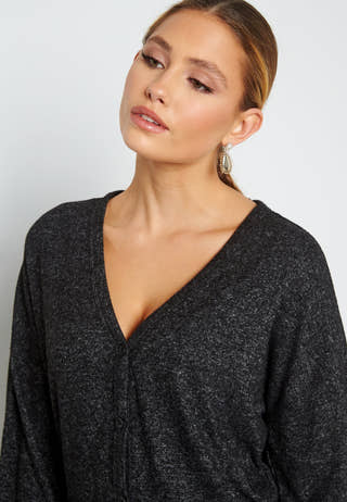 Chill V-Neck Button Cardigan