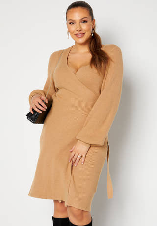 Briahermosa LS Wrap Dress