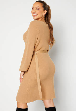 Briahermosa LS Wrap Dress