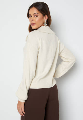 Doffy LS Collar Blouse Ga Boo B-15 Birch Melange