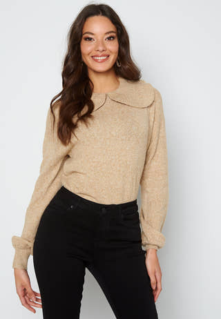 Doffy LS Collar Blouse Ga Boo B-15 Birch Melange