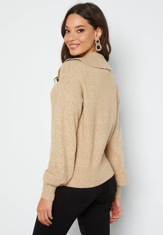 Doffy LS Collar Blouse Ga Boo B-15 Birch Melange