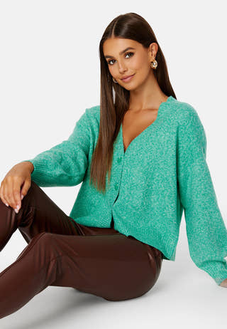 Doffy LS V-Neck Button Cardigan