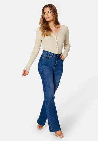 Elly LS Frill Cardigan Core